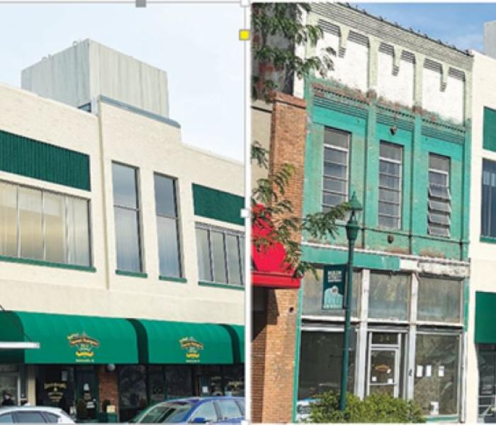 storefront exterior of builiding
