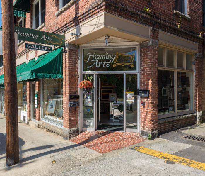 Framing Arts' front door