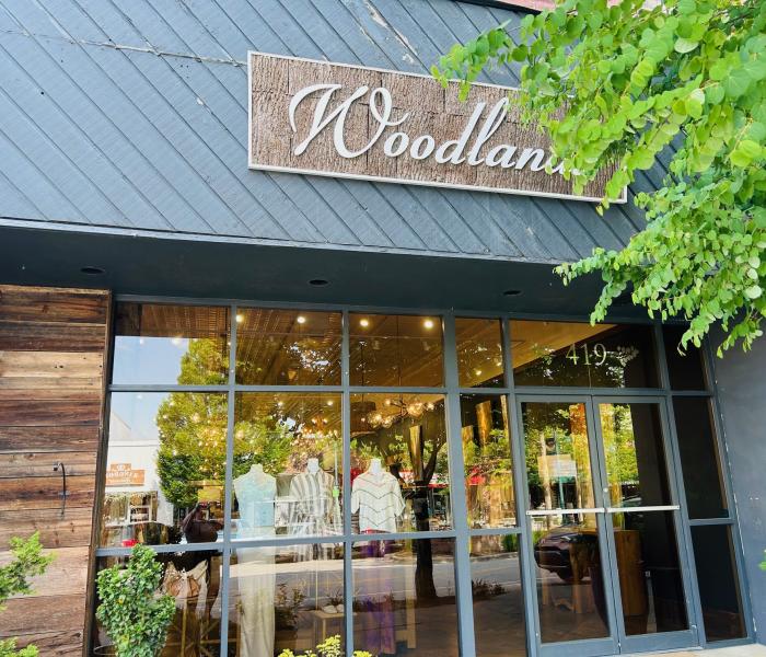 Woodlands store front