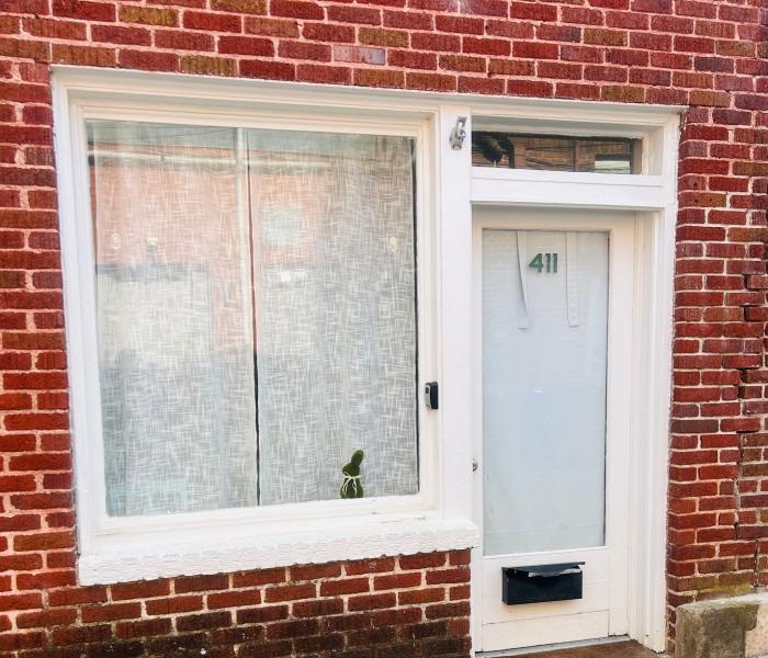 Store front for 411 N. Wall St