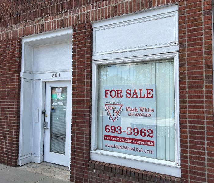 Store front for 201 N. Main Street