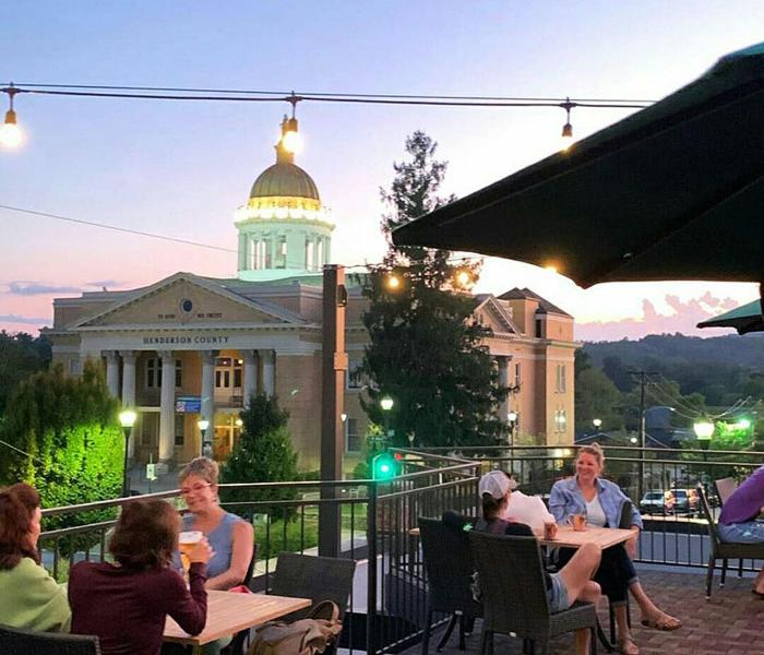 Shine rooftop and courthouse