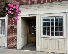 Store front - has historic plaque