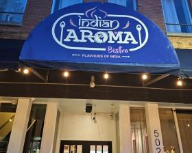 indian aroma bistro storefront