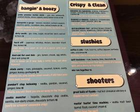 Opening menu