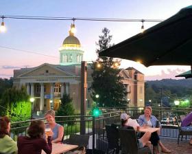 Shine rooftop and courthouse
