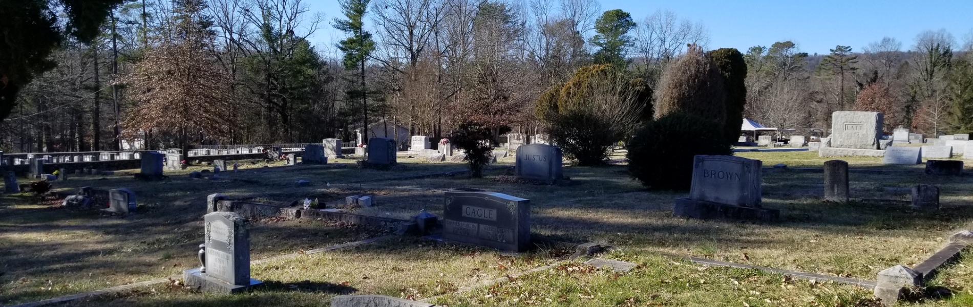 Oakdale Cemetery on a Spring morning
