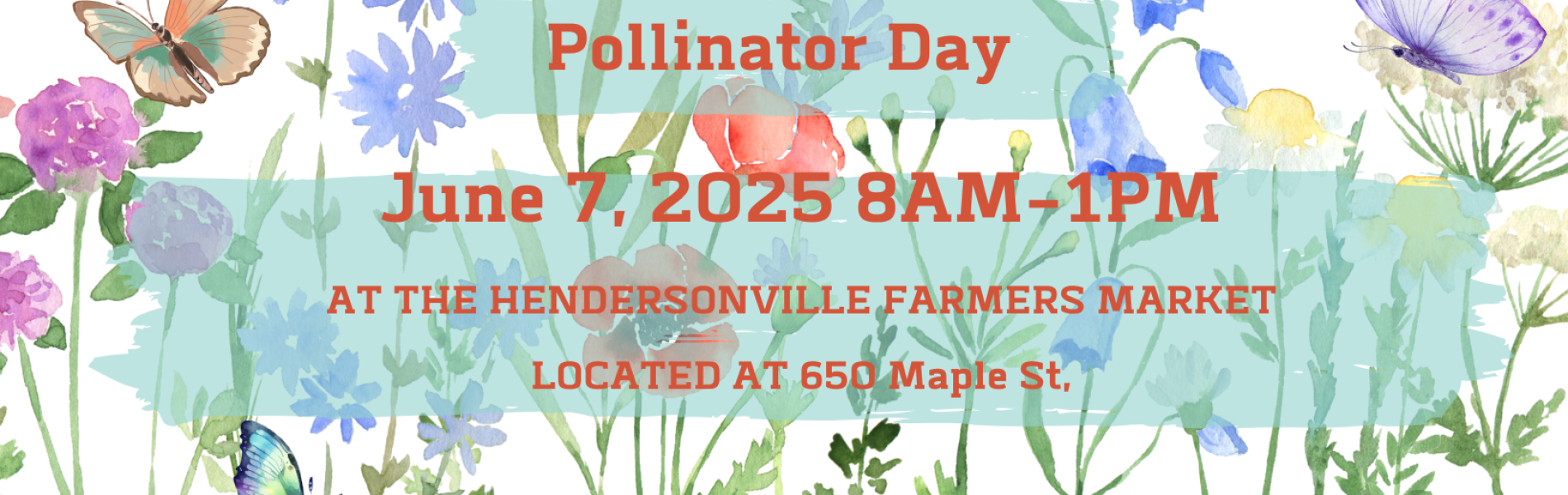 Pollinator Day at the Hendersonville Farmers Market