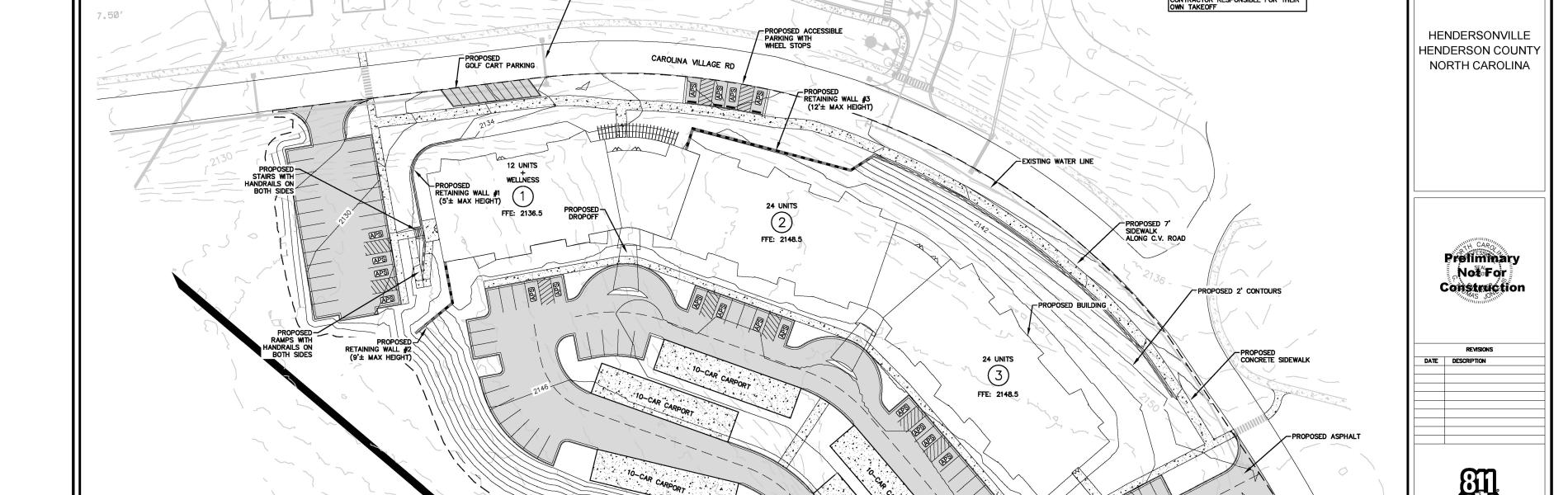 Proposed 60-Unit Independent Living Building