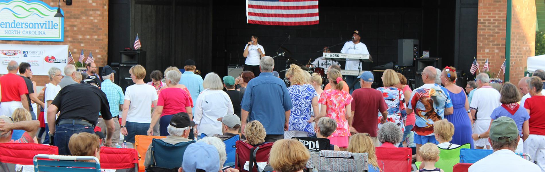 Music on Main Street July 4th, Independence Day Fireworks