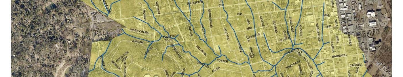 Wash Creek Subwatershed Map
