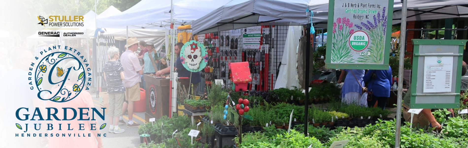 Image of vendors at garden jubilee