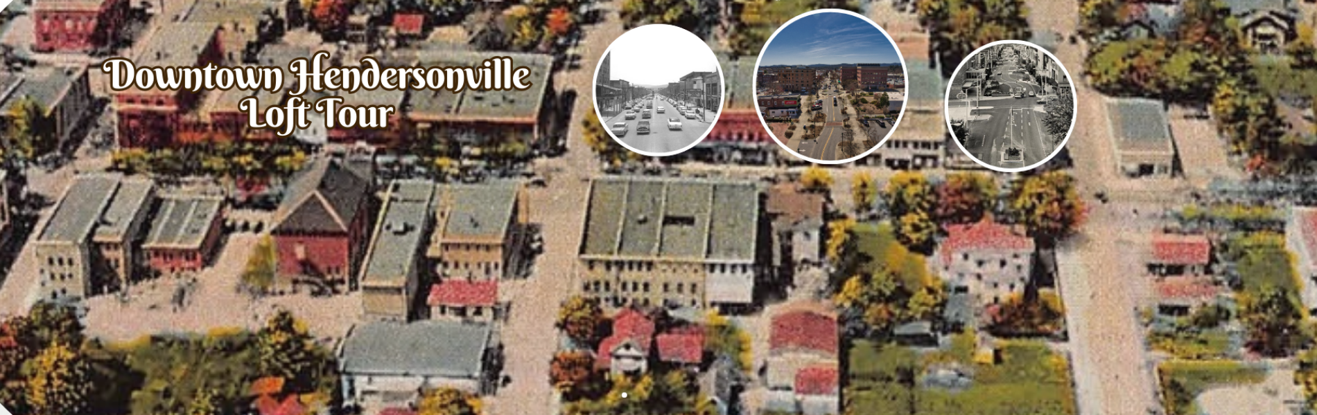 historic post card photo of Main Street