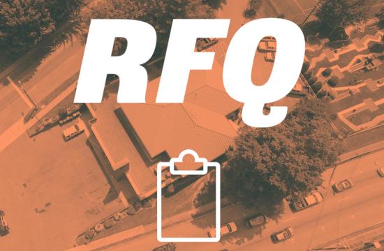 letters rfq and a clipboard icon