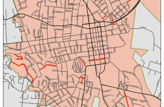 map of hendersonville