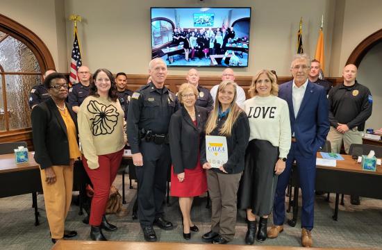 Group of Council Members and Officers