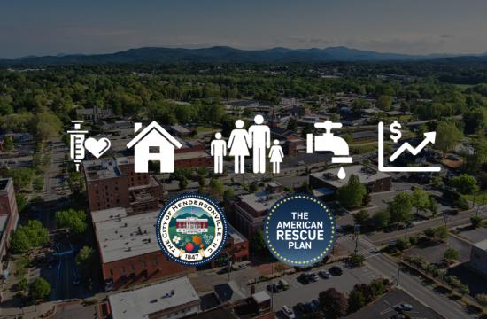 Hendersonville skyline and icons