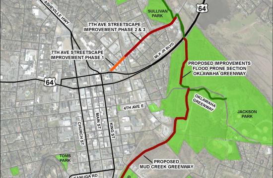 map of greenway