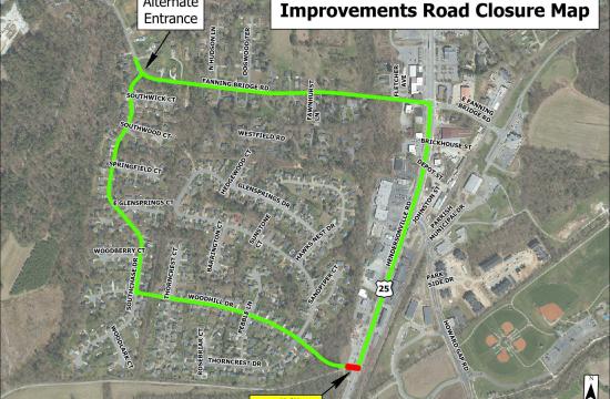 woodhill drive map