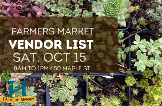 Oct 15th Vendor list