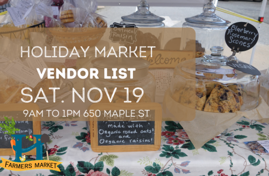 Nov. 19th Vendor List