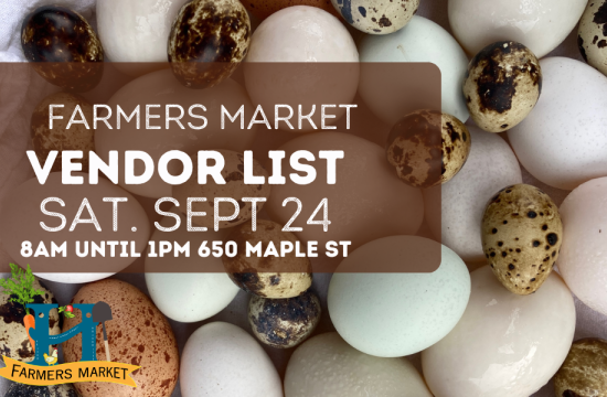 September 24th Vendor List