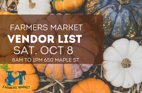 Vendor list Oct. 8