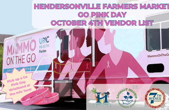 Go Pink Day Vendor List Graphic