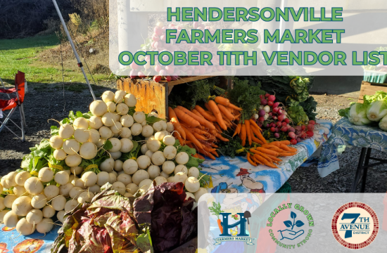 Vendor list graphic for October 11