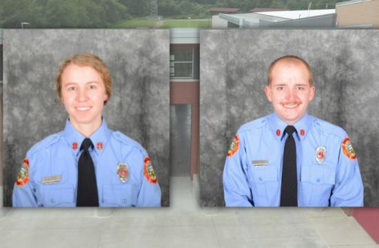 Photo of Riley Fore and Dylan Williams smiling