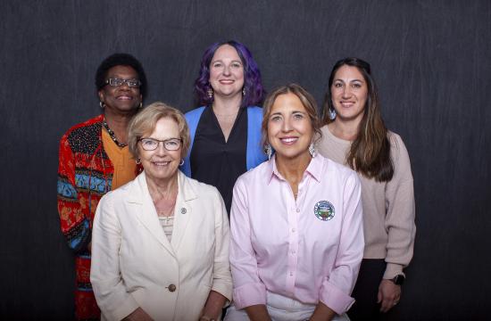 5 smiling city council members