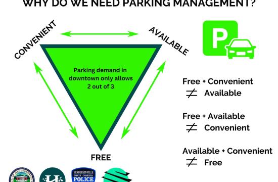 parking triangle graphic