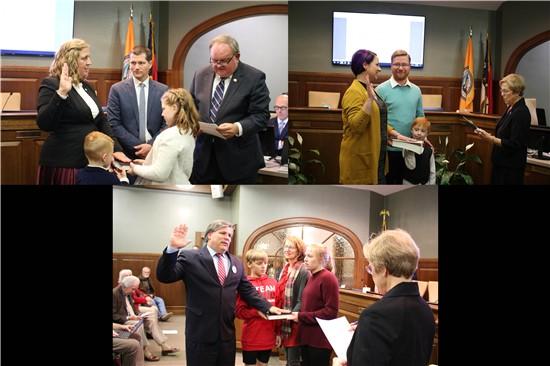 New Council Members & Mayor Pro Tem Sworn In
