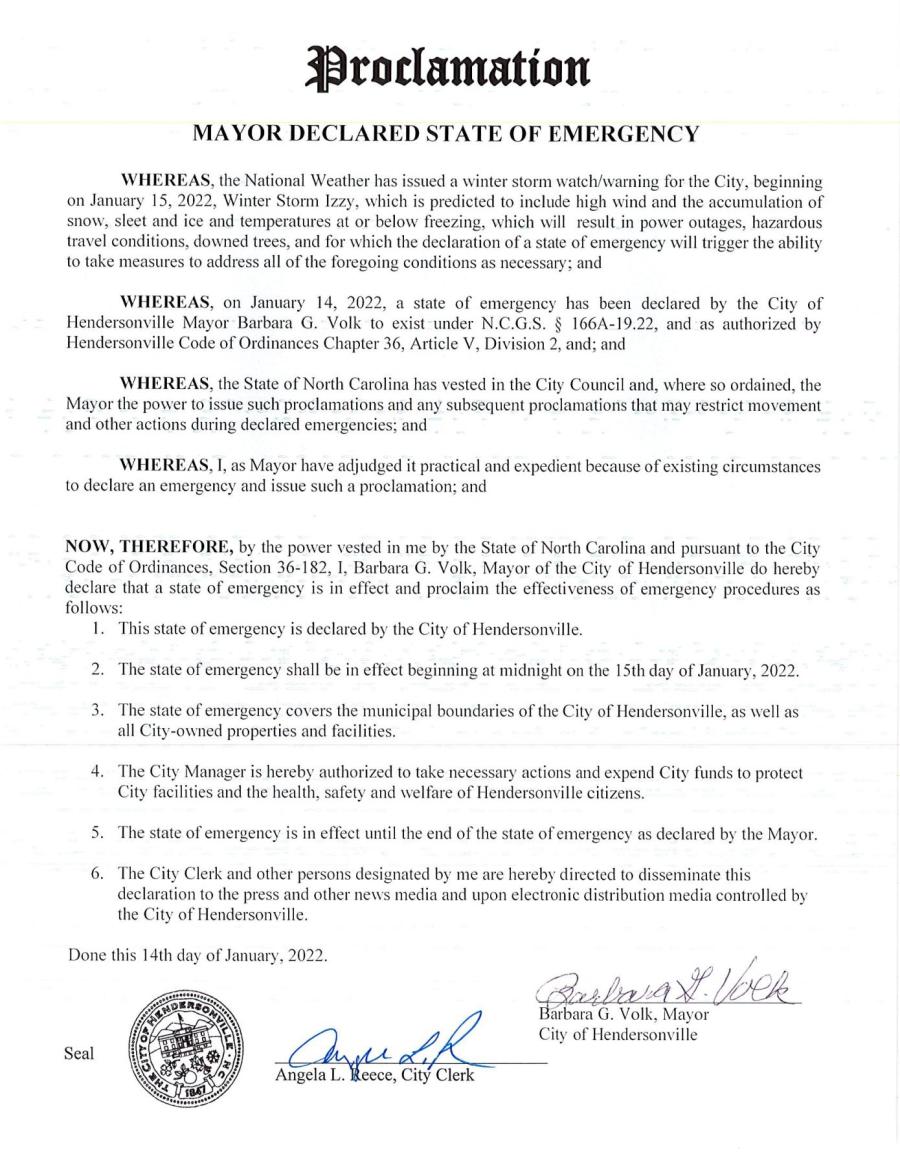 proclamation