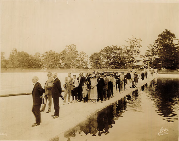 Celebration of water system in 1923