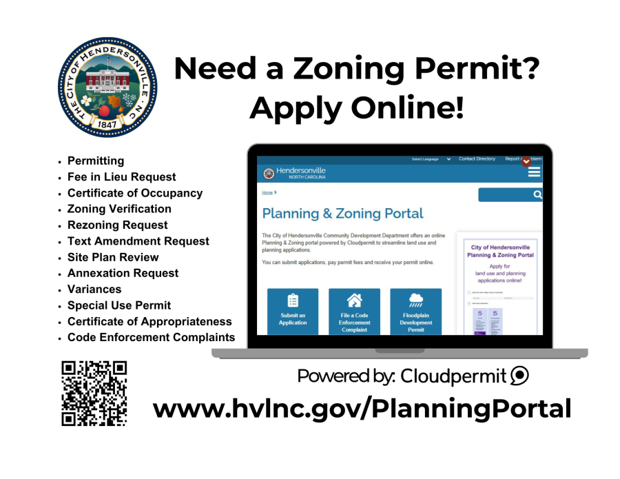 Planning Portal Computer Screen