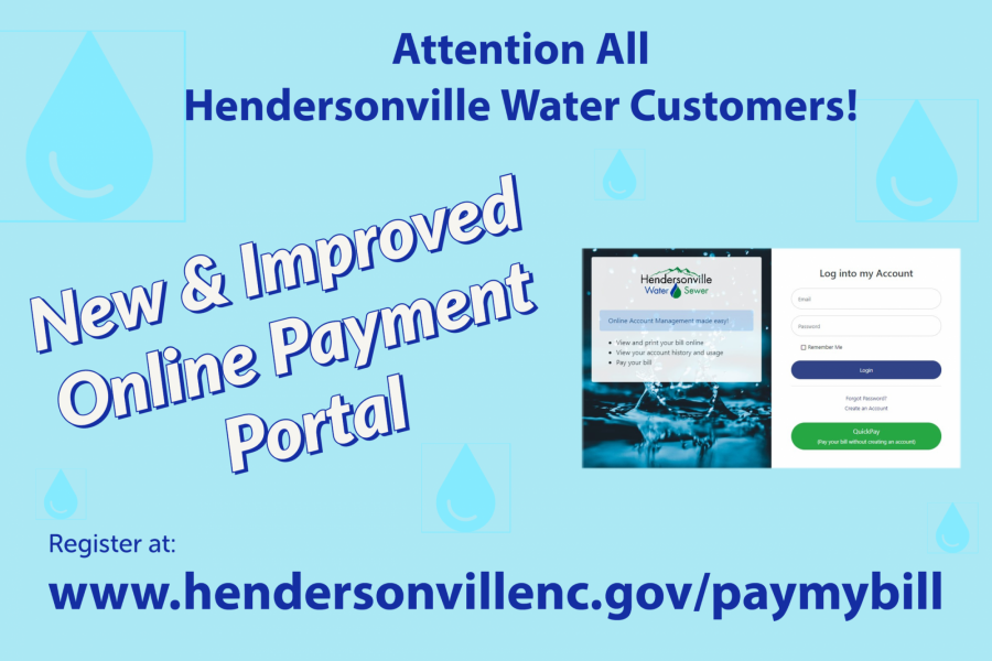 New Payment Portal For Water Customers City Of Hendersonville Nc