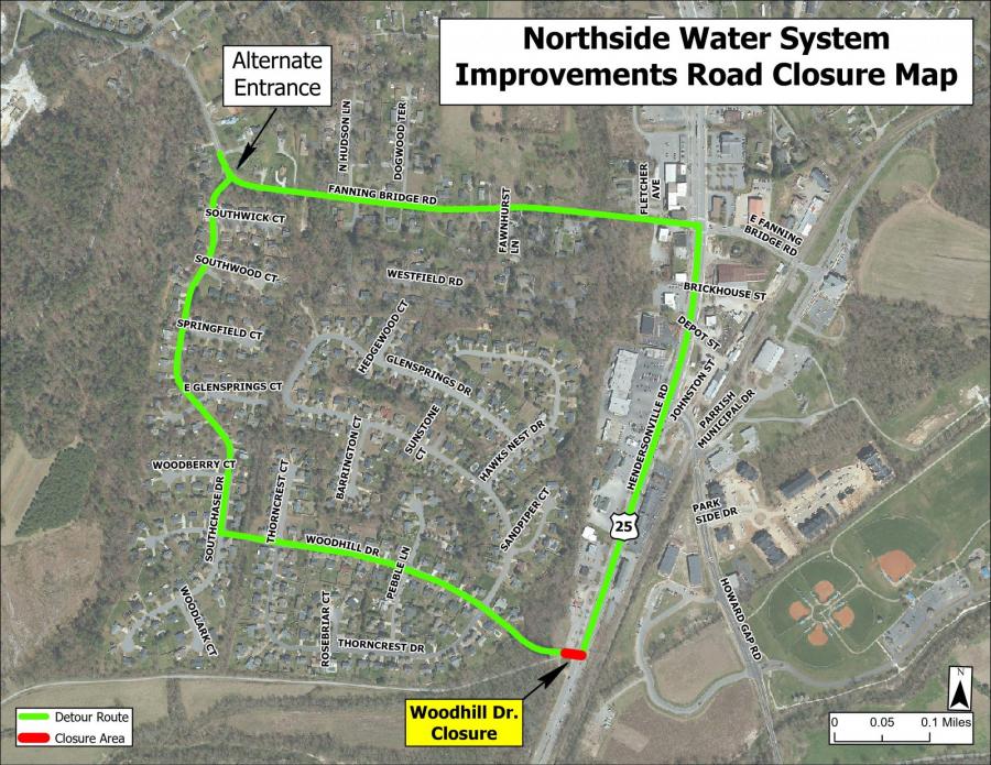 woodhill drive map