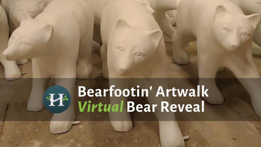 Image of Hendersonville Fiberglass Bears for Bearfootin Bear Reveal