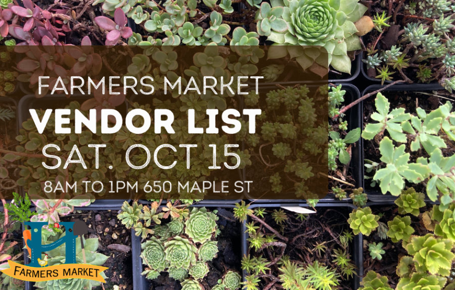 Oct 15th Vendor list