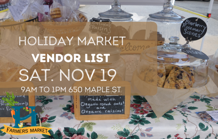 Nov. 19th Vendor List