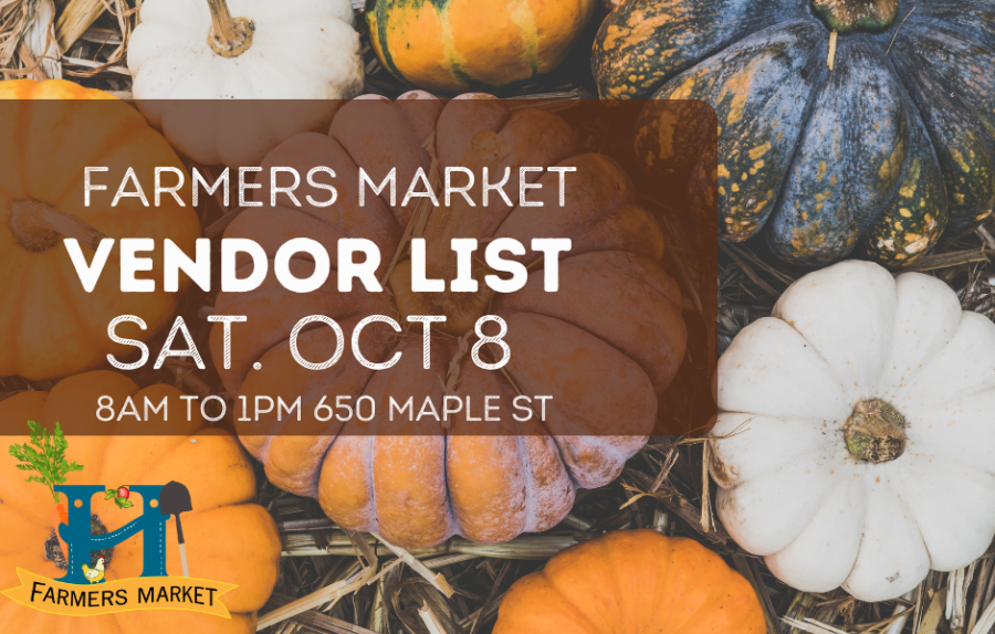 Vendor list Oct. 8