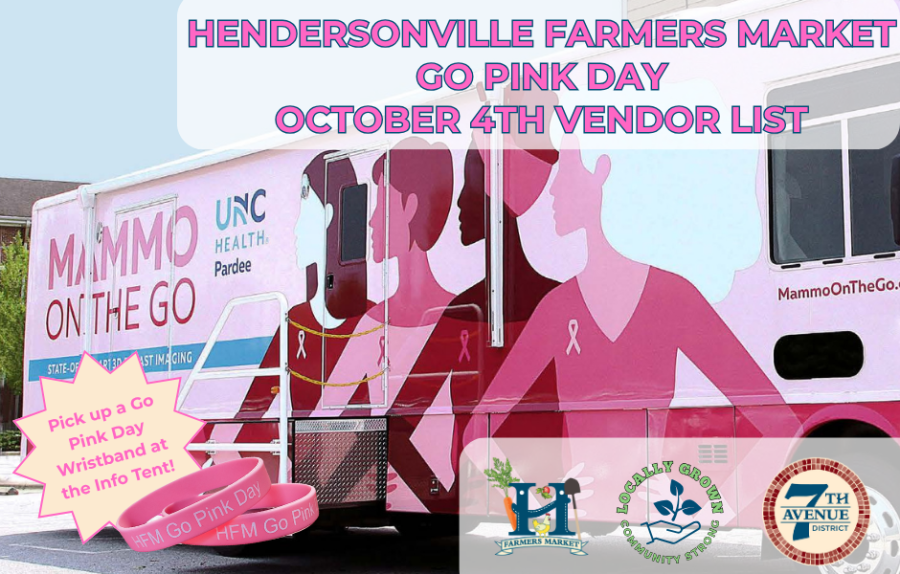 Go Pink Day Vendor List Graphic
