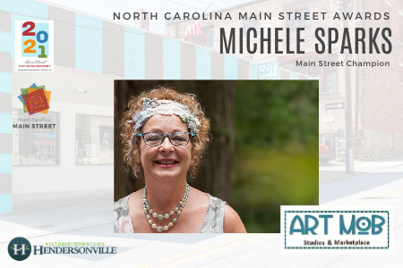 Michele Sparks award recognition