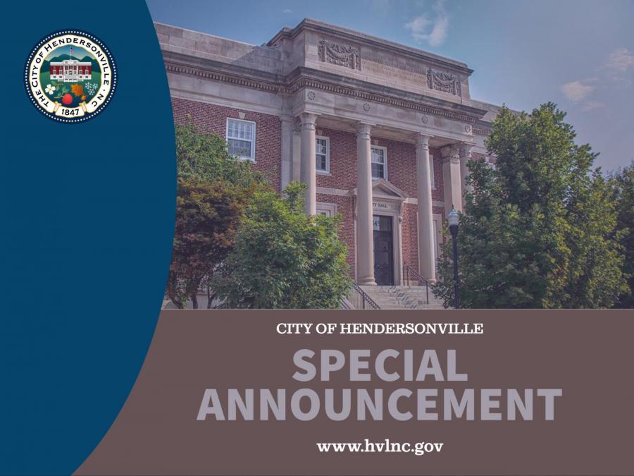 Special Announcement