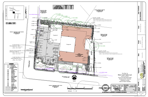 site plan for compleat kidz project