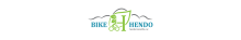 Logo with a green H, leaf, and bicycle for the Bike Hendo bicycle plan