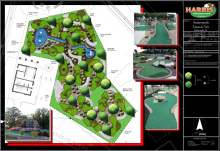 mini golf course map