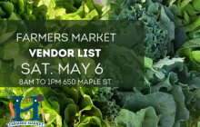 May 6th Vendor List