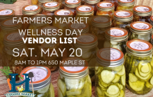 May 20th Vendor list